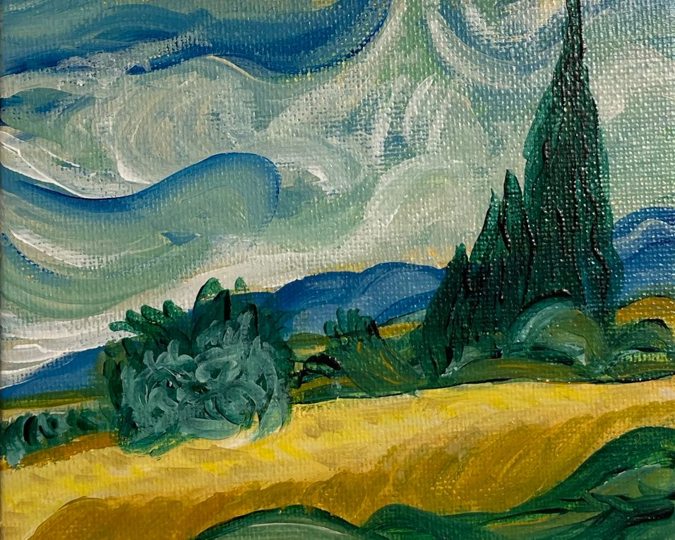 A Mini Study of Van Gogh's "Wheat Fields"